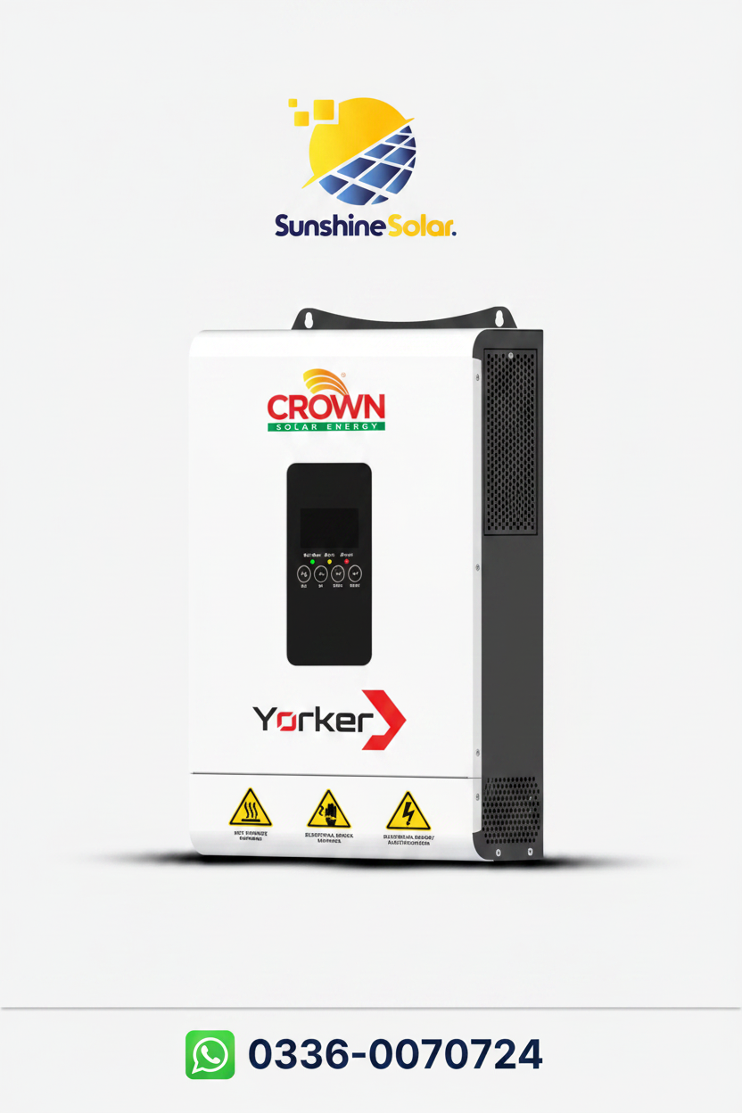 Crown Yorker 6KW IP21 Hybrid Solar Inverter