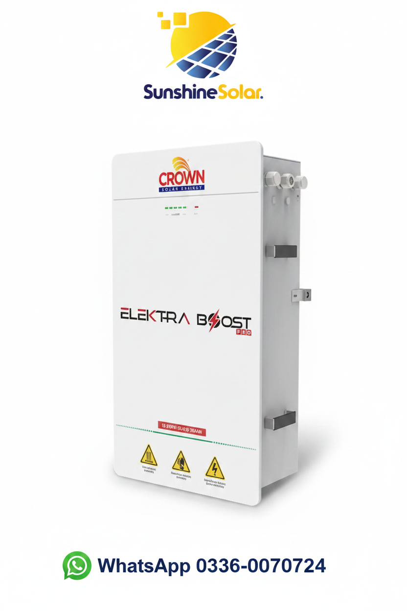 Crown Elektra Boost Pro 51.2V 314Ah 16kWh LiFePO4 Battery