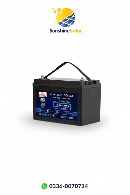 Crown Elektra Boost 12.8V 100Ah LiFePO4 Battery