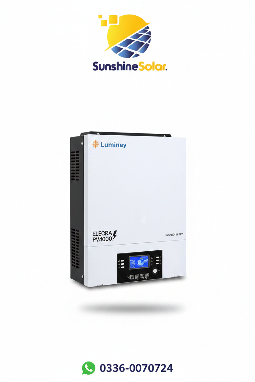 Luminey Elecra PV4000 3kW 24V Hybrid Solar Inverter