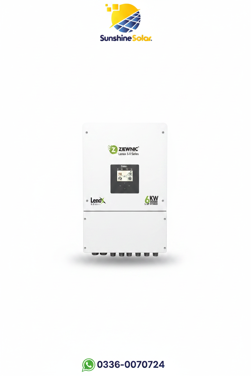 Ziewnic Lenox 3.0 PV8000 6KW Hybrid Solar Inverter